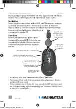 Preview for 2 page of Manhattan MM1 Optical Mobile Mini Mouse Quick Install Manual