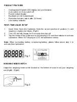 Preview for 8 page of maniquick mq Perfect MQ917 Operating Instruction