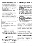 Preview for 64 page of Manitou MT10044XT Operators & Service Manual