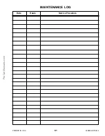 Preview for 85 page of Manitou MT10044XT Operators & Service Manual