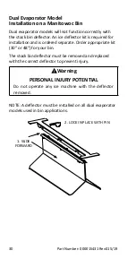 Preview for 30 page of Manitowoc CVDF0600 Technician'S Handbook