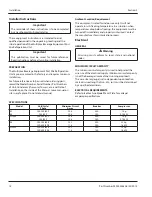 Preview for 12 page of Manitowoc Multiplex 42 MR04 Installation, Operation And Maintenance Manual