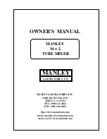 Manley 16 2 Owner'S Manual preview