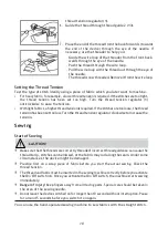 Preview for 10 page of Mannsberger Sewing Wizard Instruction Manual