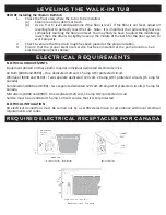 Preview for 5 page of Mansfield Plumbing Restore ACR 8090 Installation, Use And Care Manual