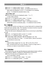 Preview for 94 page of Manta CTA-5000 User Manual