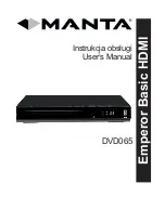 Manta DVD065 User Manual preview