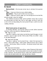 Preview for 23 page of Manta EBOOK02 User Manual