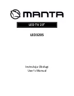 Preview for 1 page of Manta LED3205 User Manual