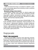 Preview for 14 page of Manta MM261 User Manual