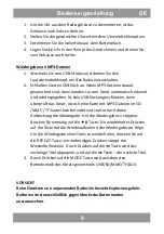 Preview for 9 page of Manta RDI112 User Manual