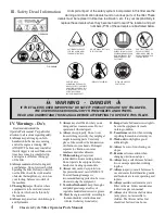 Preview for 4 page of Mantis 7262 Operator'S & Parts Manual