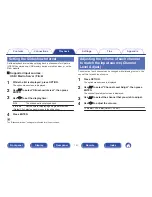 Preview for 131 page of Marantz AV7702 Owner'S Manual