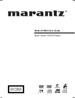 Marantz DV9500 User Manual preview