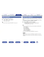 Preview for 98 page of Marantz NR1506 Owner'S Manual