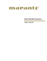 Preview for 52 page of Marantz PD5040D User Manual