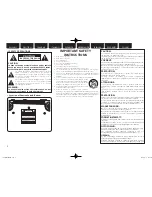 Preview for 2 page of Marantz TT5005 Owner'S Manual