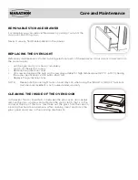 Preview for 18 page of Marathon MER245SS Owner'S Use And Care Manual