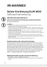 Preview for 10 page of MARIMEX SLIM 3000 Operational Manual