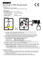 Preview for 1 page of marinco INVR-1 User Manual