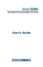 Preview for 1 page of Mark-10 ESMH User Manual