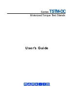 Mark-10 TSTM-DC User Manual preview