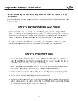 Preview for 3 page of Mark Fitness XM-7630 Owner'S Manual