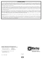 Preview for 12 page of Marley S1500TB Installation & Maintenance Instructions Manual