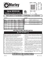 Preview for 9 page of Marley WHB1000 Series Installation, Operation & Maintenance Instructions Manual