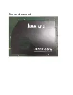 Preview for 10 page of Marq Haze 800 DMX Service Manual