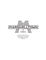 Preview for 12 page of Marshalltown 28847 Manual