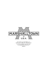 Preview for 32 page of Marshalltown MTVR95 Manual