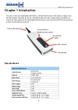 Preview for 6 page of Marson MT8225 User Manual