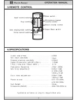 Preview for 8 page of Martin Ranger Pure Sound 55 Owner'S Manual