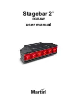 Martin Stagebar 2 RGBAW User Manual preview