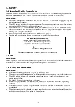 Preview for 4 page of Maruson Matrix VX33 Series User Manual