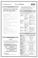 Preview for 2 page of Maruson PRO-400A LCD User Manual