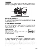 Preview for 19 page of Maruyama BL56 Owner'S/Operator'S Manual