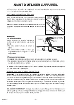 Preview for 6 page of Maruyama BL8500SP(CE) Owner'S/Operator'S Manual