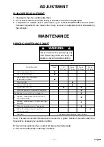 Preview for 37 page of Maruyama BL8500SP(CE) Owner'S/Operator'S Manual