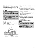 Preview for 27 page of Maruyama BSA-500-1 Operation Manual