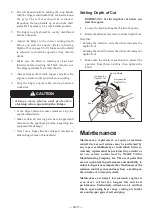 Preview for 18 page of Maruyama E270 Owner'S/Operator'S Manual