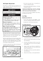 Preview for 19 page of Maruyama E270 Owner'S/Operator'S Manual