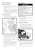 Preview for 21 page of Maruyama E270 Owner'S/Operator'S Manual