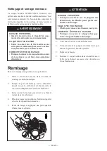 Preview for 72 page of Maruyama E270 Owner'S/Operator'S Manual