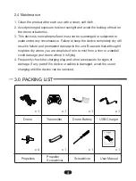 Preview for 6 page of Marvelent LA VEHICLE land&air A90 Instructions For Use Manual