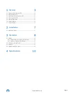 Preview for 2 page of Marway Optima 829 Series Operating Manual And Reference