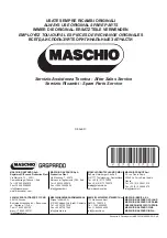 Preview for 46 page of Maschio WEEKEND WARRIOR 6042 Use And Maintenance