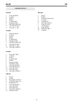 Preview for 12 page of Mase 2500 M Usage And Maintance Manual