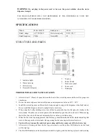 Preview for 3 page of Mastar MAS-918WD Operating Instruction